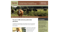 Desktop Screenshot of farm.org.uk