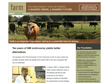 Tablet Screenshot of farm.org.uk